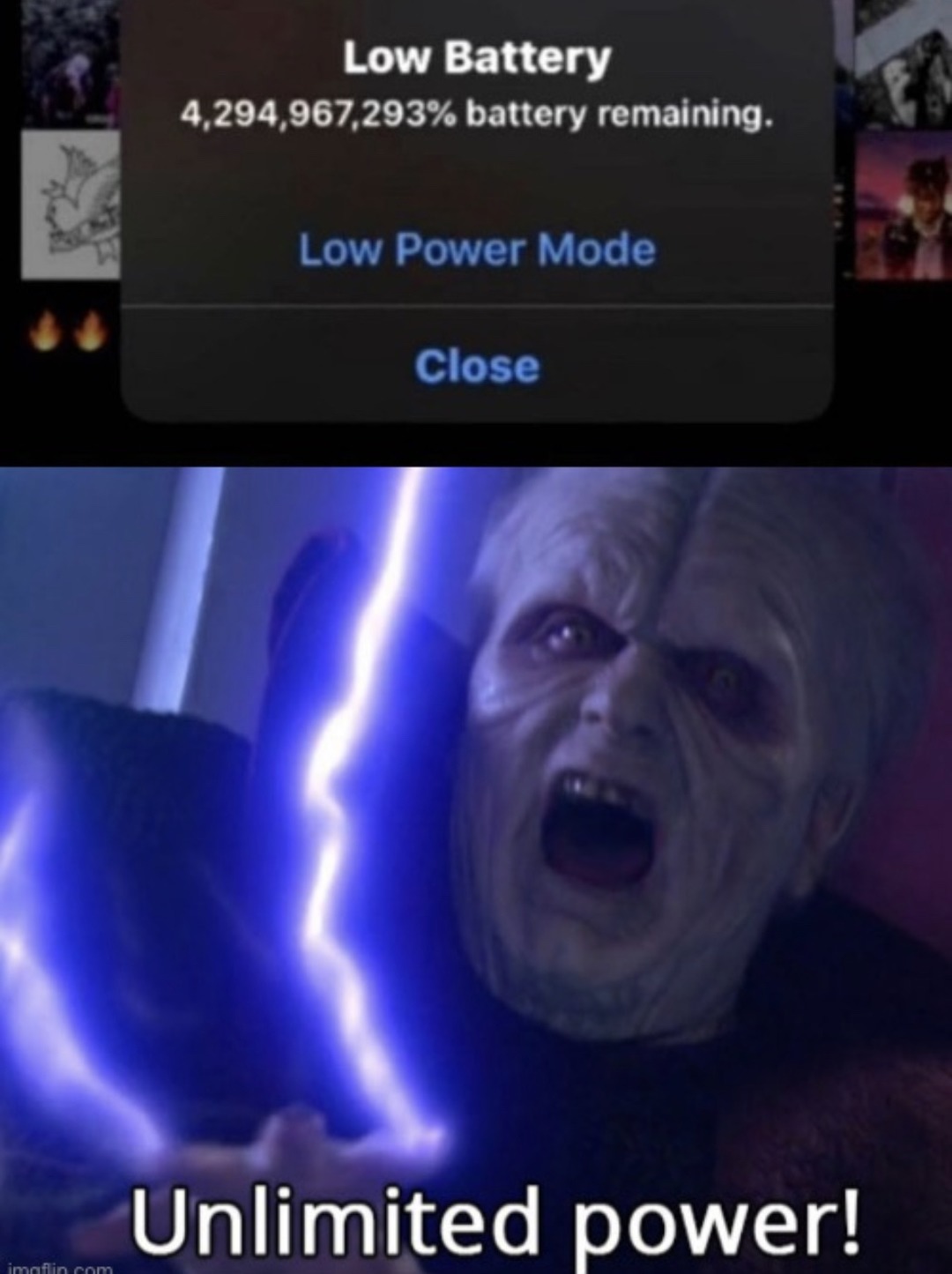 unlimited power - meme