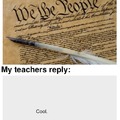 My email to my teacher