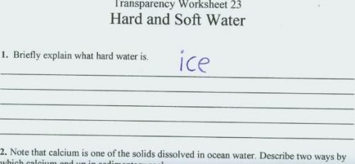 hard water is ice - meme