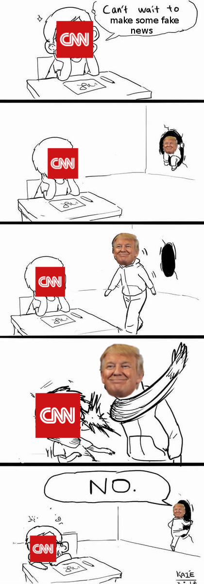 CNN is fake news - meme