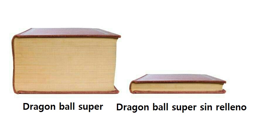 Dragon ball super tiene mas relleno que trama - meme