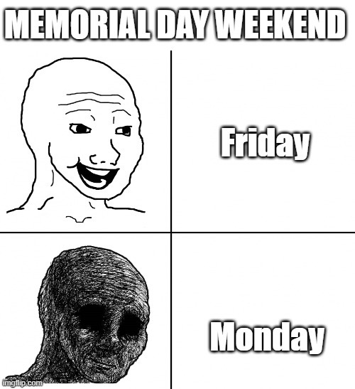 Memorial Day weekend meme