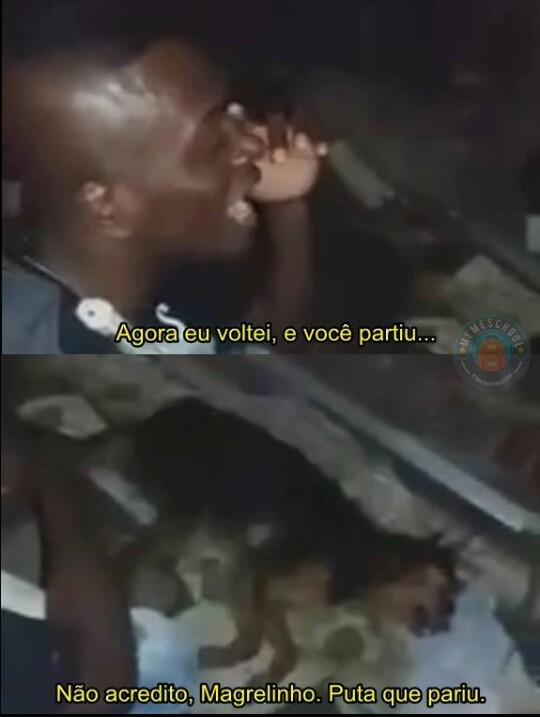 Porra magrelinho - meme