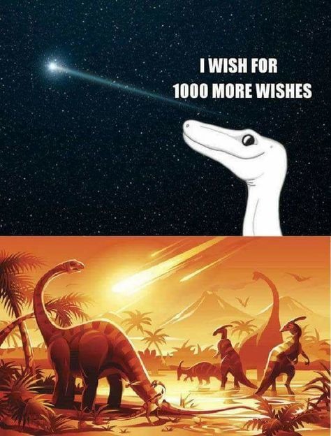 Dinosaurs wishes - meme