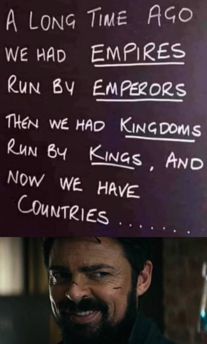 From empires to tax havens - meme