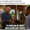 First time at Starbucks