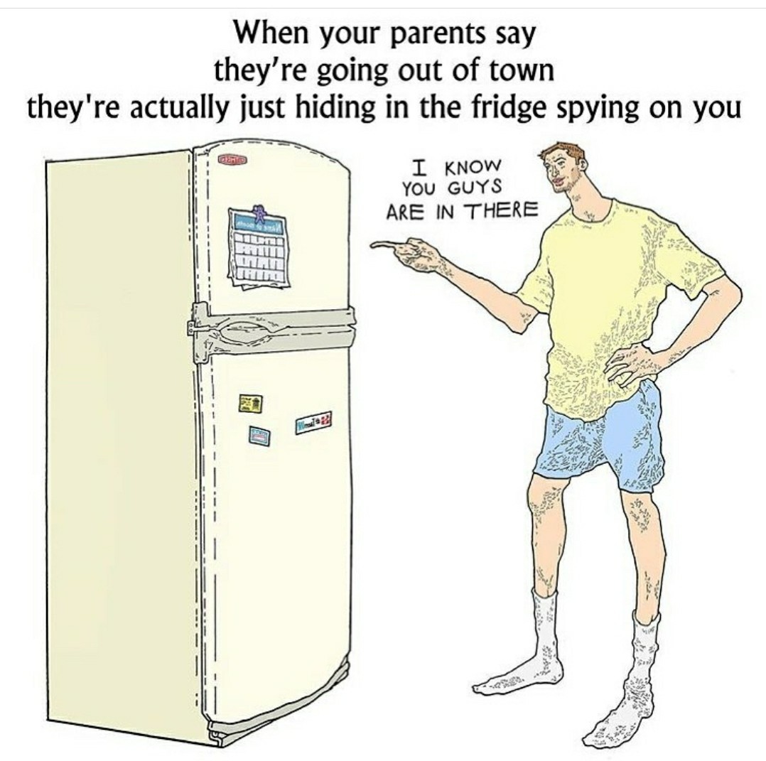 I hate it, when my parents do this. - meme