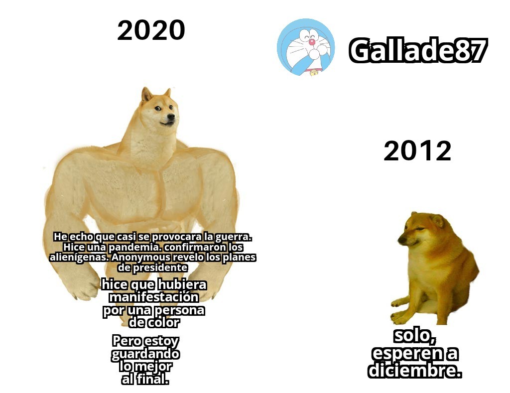 2020 vs 2012 - meme