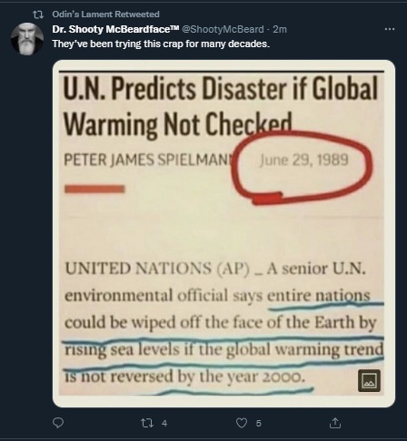 Imagine still believing climate change is about science - meme