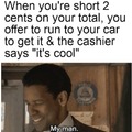 Cool cashier