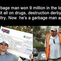 Sad story of a garbage man