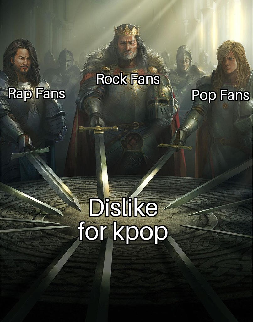 Kpop is trash - meme