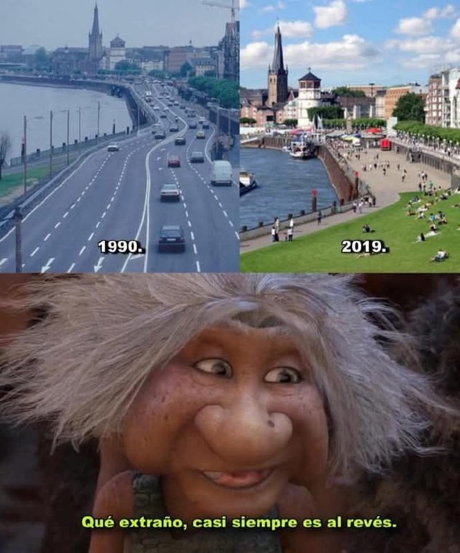 1990-2019 qué raro, esto casi siempre es al revés - meme