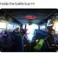 Dentro del battle bus