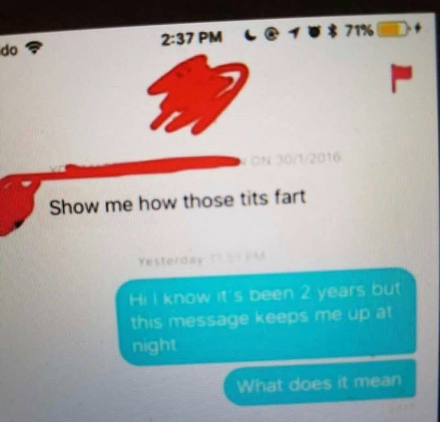 Show me how those tits fart - meme