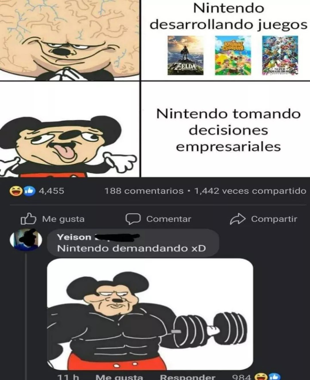 Nintendo demando mamadisimo - meme