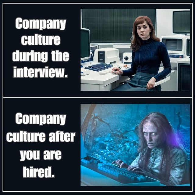 Company culture meme