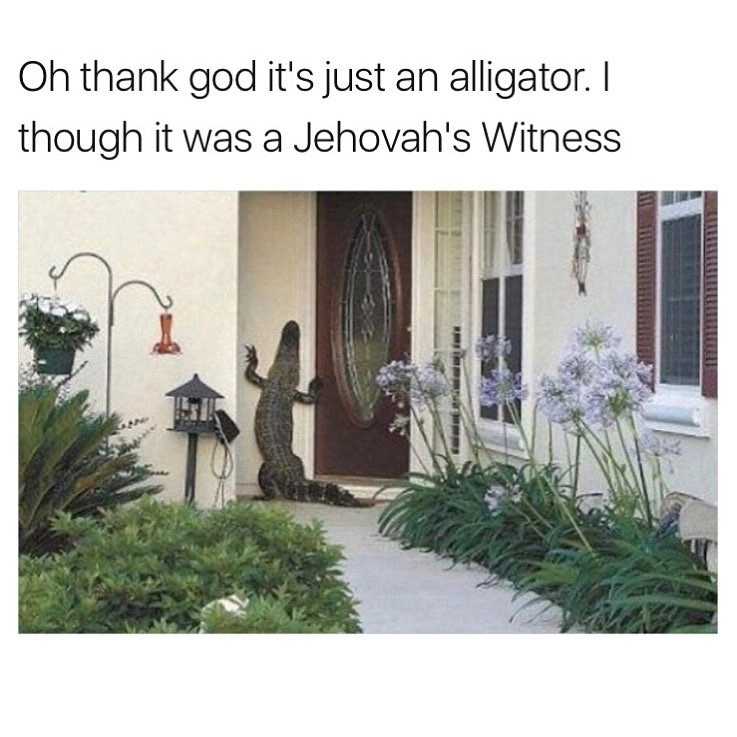 Jehovah's - meme