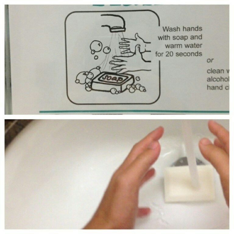 perfect tutorial on how to wash your hands - meme
