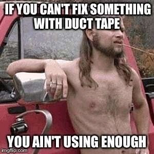 Duct tape dilemma - meme