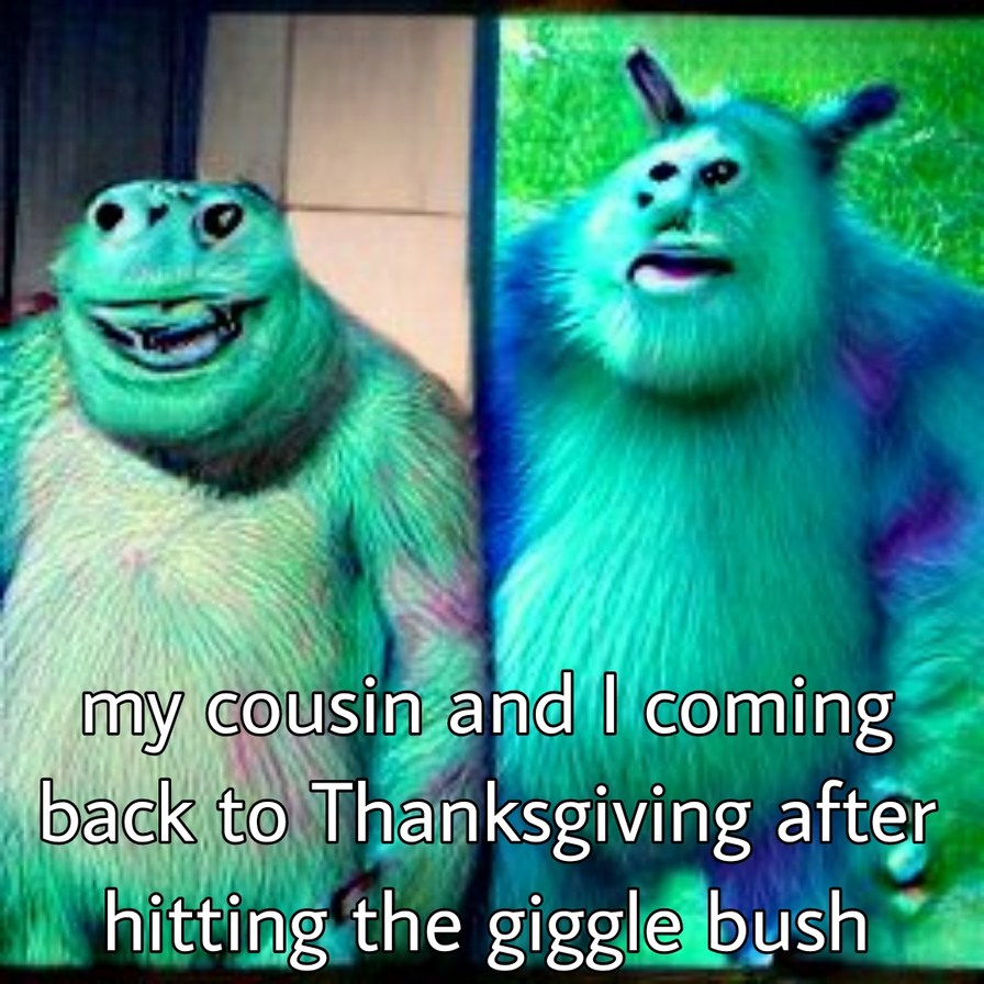 Giggle bush - meme