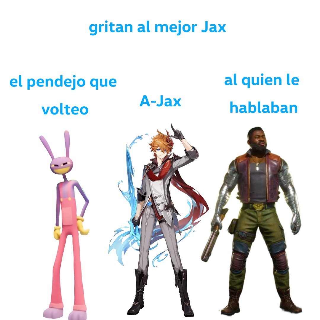 Jax de Mortal Kombat es god, el conejo mierda debe dejar de existir , y el del medio quien poronga es? - meme