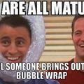 Bubble Wrap: the show starter
