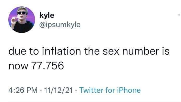 Fucking inflation man - meme
