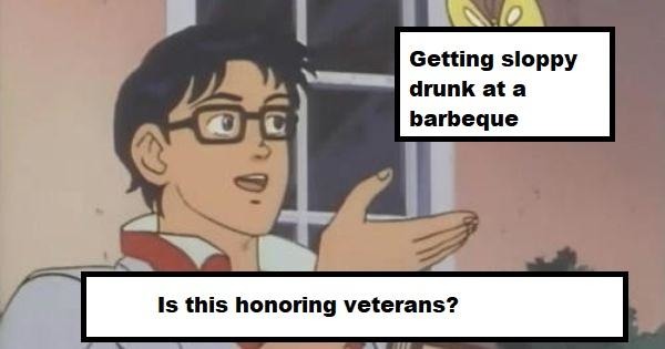 BBQ on Memorial day - meme