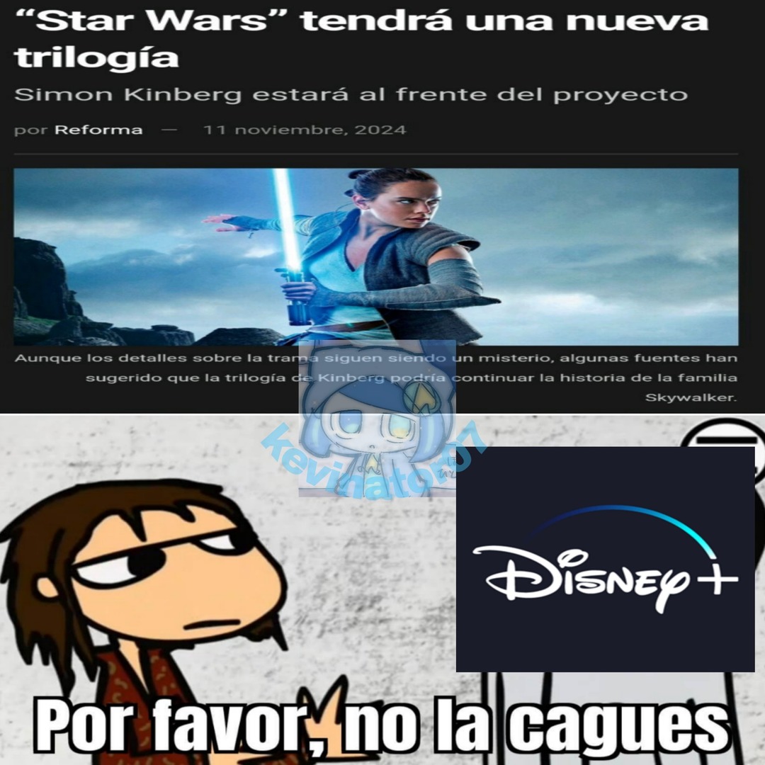 No la cagues disney+ - meme