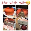 joke with wife 