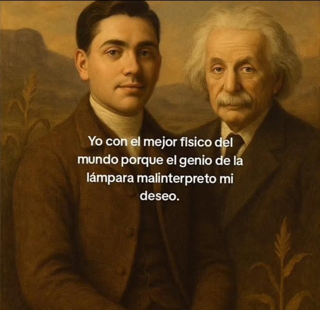El genio me dejó el mejor físico... pero no era el que yo quería - meme
