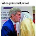When you smell the dirty foreigners saying that they don't have oil but you know they lying