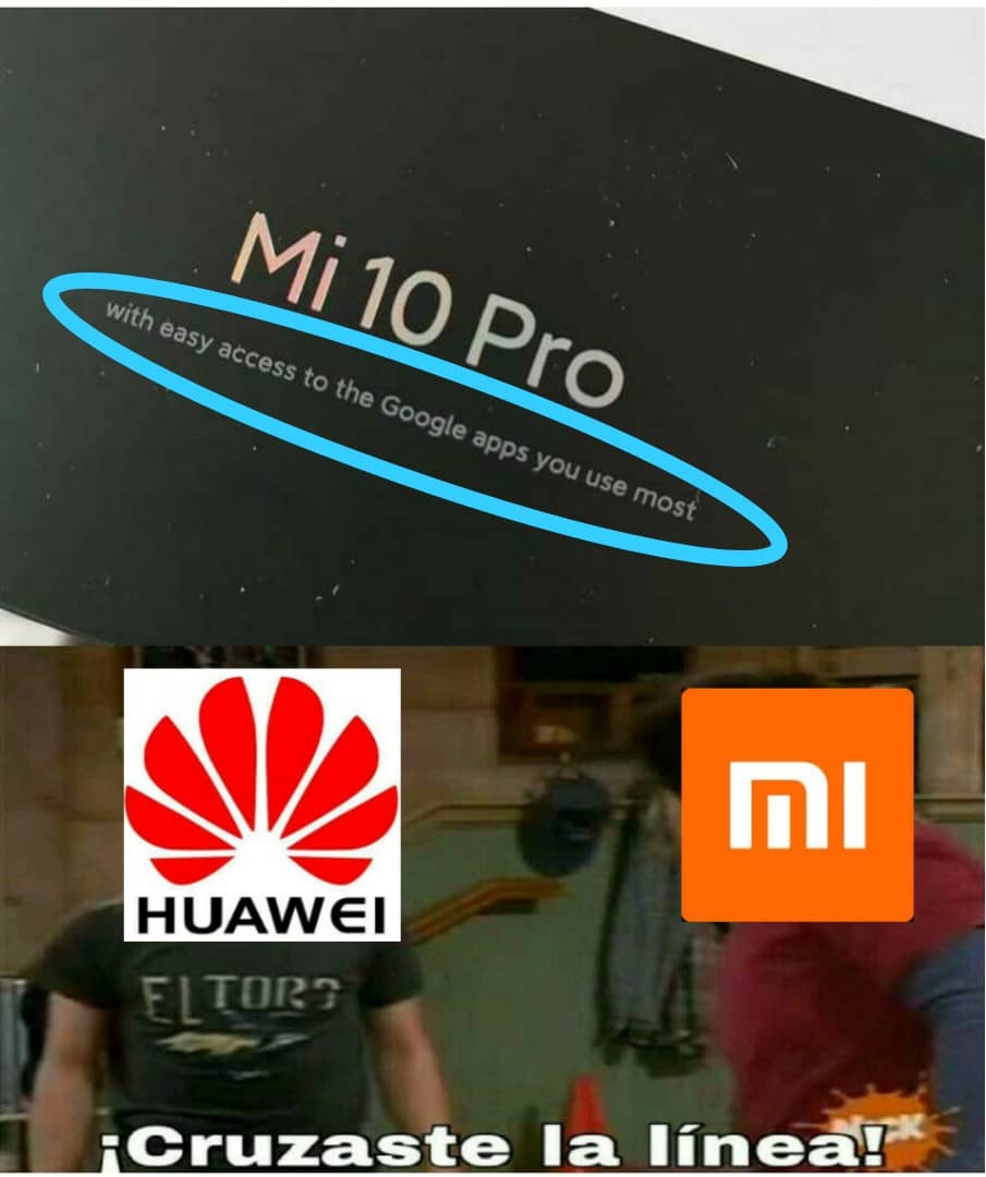 Pobre a Huawei - meme