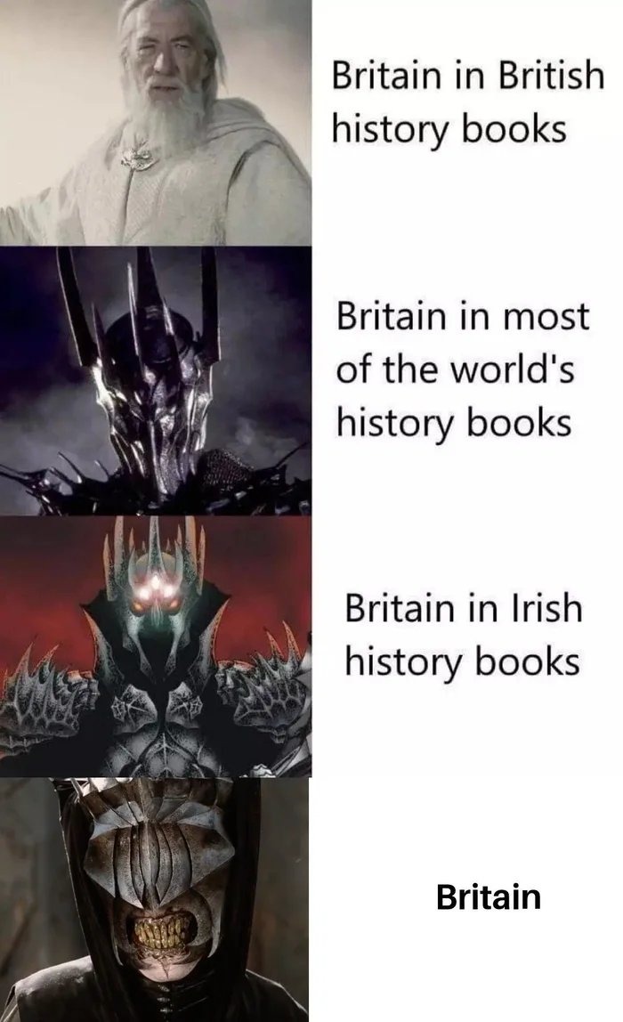 The History of England - meme