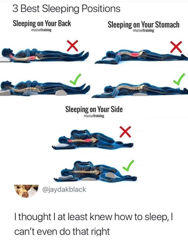 Learn how to sleep - meme