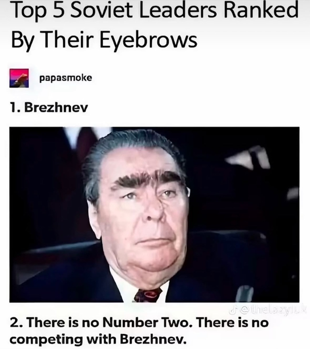 In Soviet Russia The Eyebrows Trim You - meme