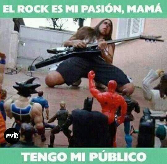 El rock es lo mejor - meme