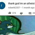 I'm atheist too