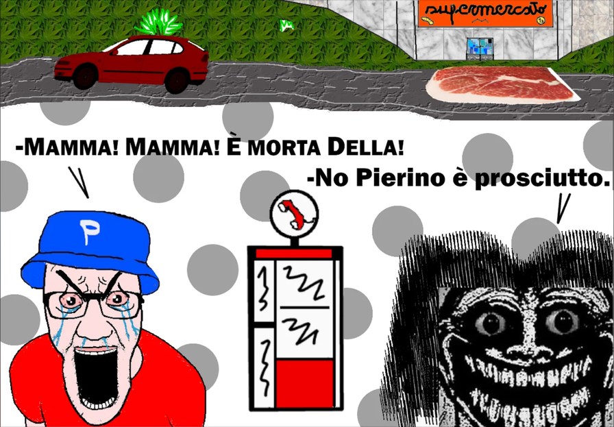 Pierino va al supermercato - meme