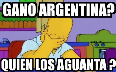 Cada vez que gana argentina - meme