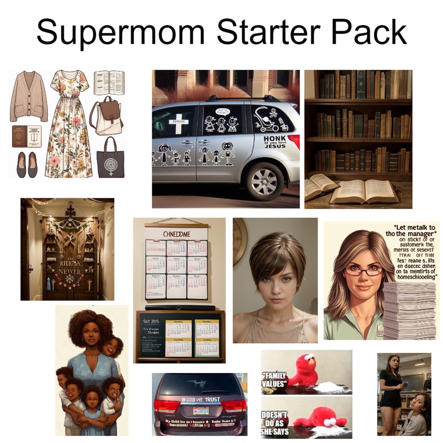 Supermom Starter Pack - meme