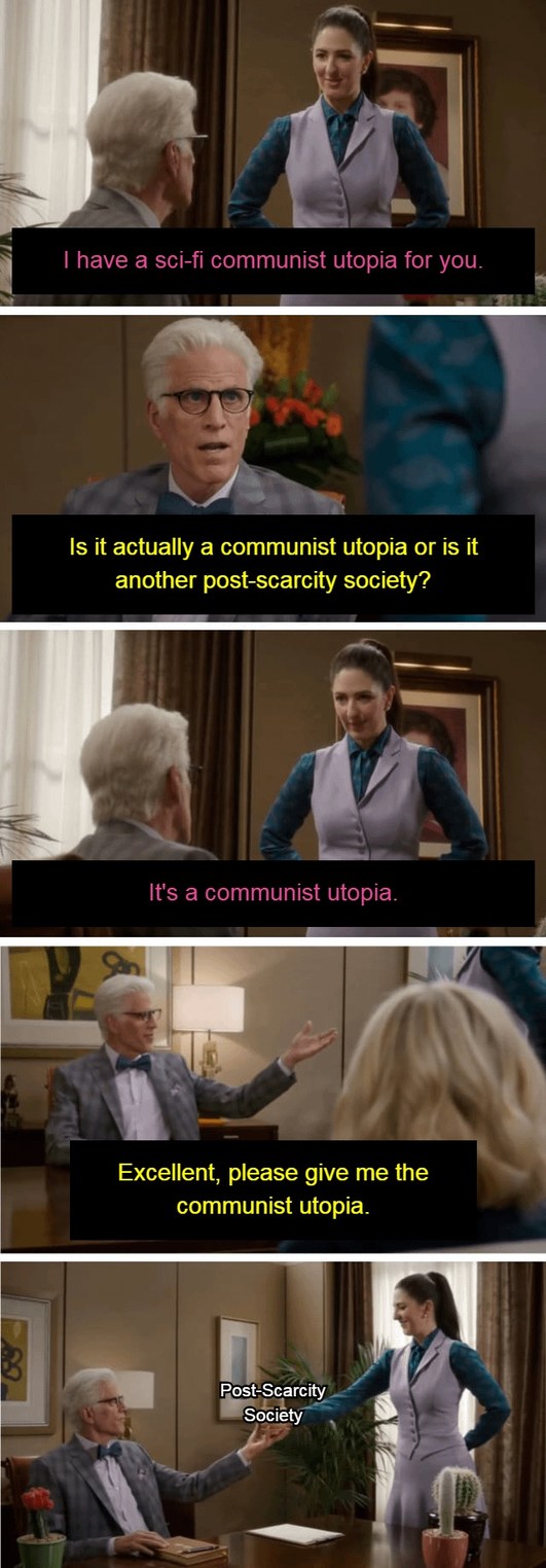 Sci-fi communist utopia? Say less, I’m in - meme
