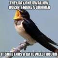 Swallow. Do it for the kids.