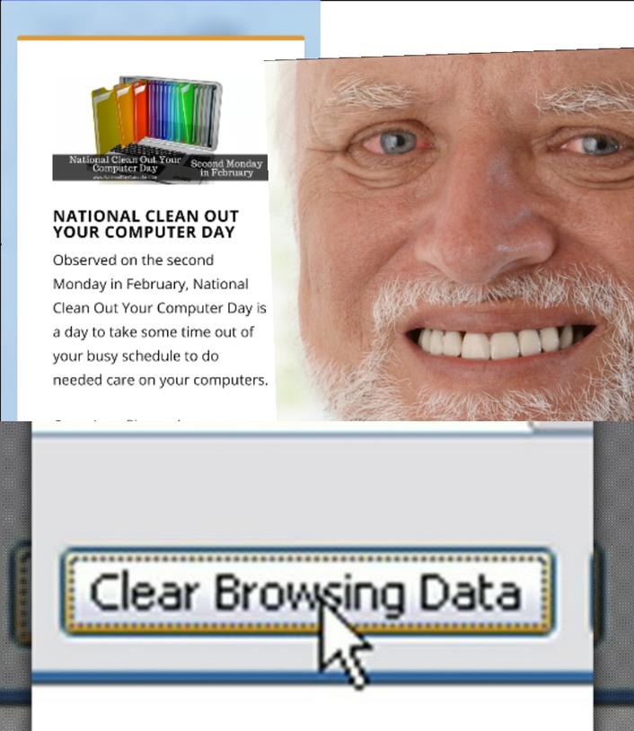 National clean your computer day - meme