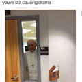 Drama queen, the pope is