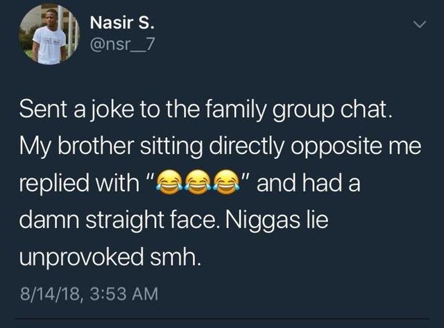 Family group chat jokes - meme