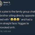 Family group chat jokes
