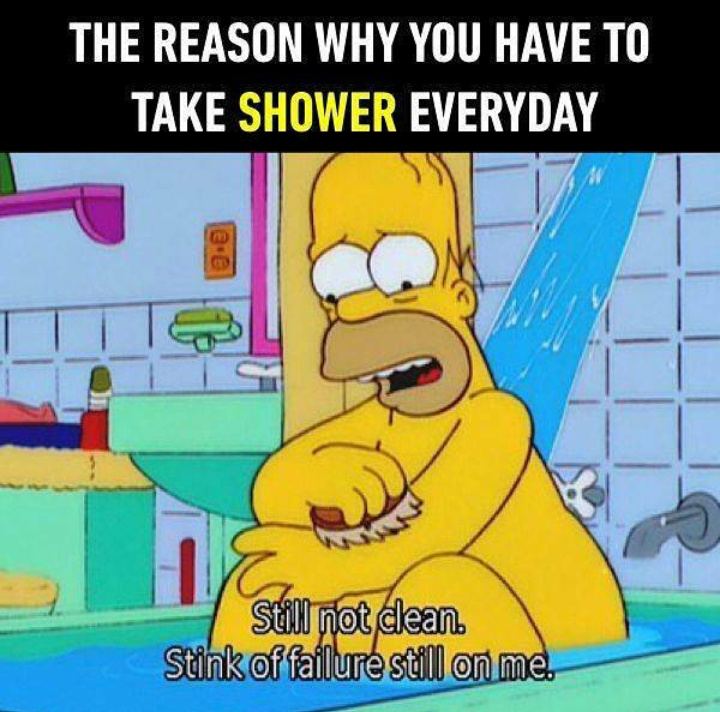 Смешные картинки Симпсонов с надписями. Симпсон неужели я так много прошу. Гомер картинка Мем пока нет. A shower every day