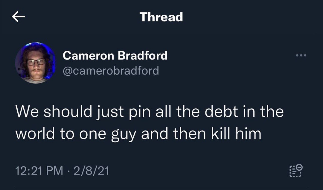 Debt thread - meme